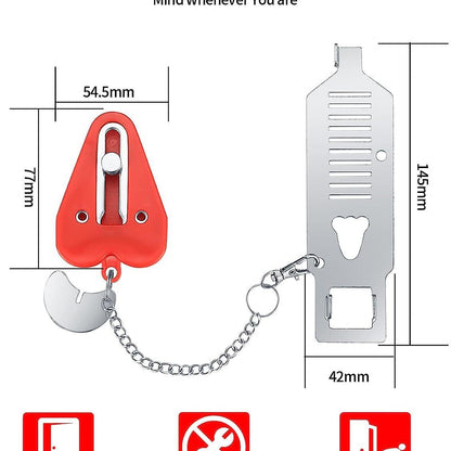 Portable Travel Door Lock Security Stopper